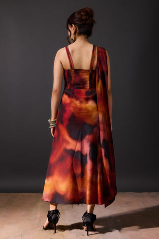 Smriti Dress Inferno