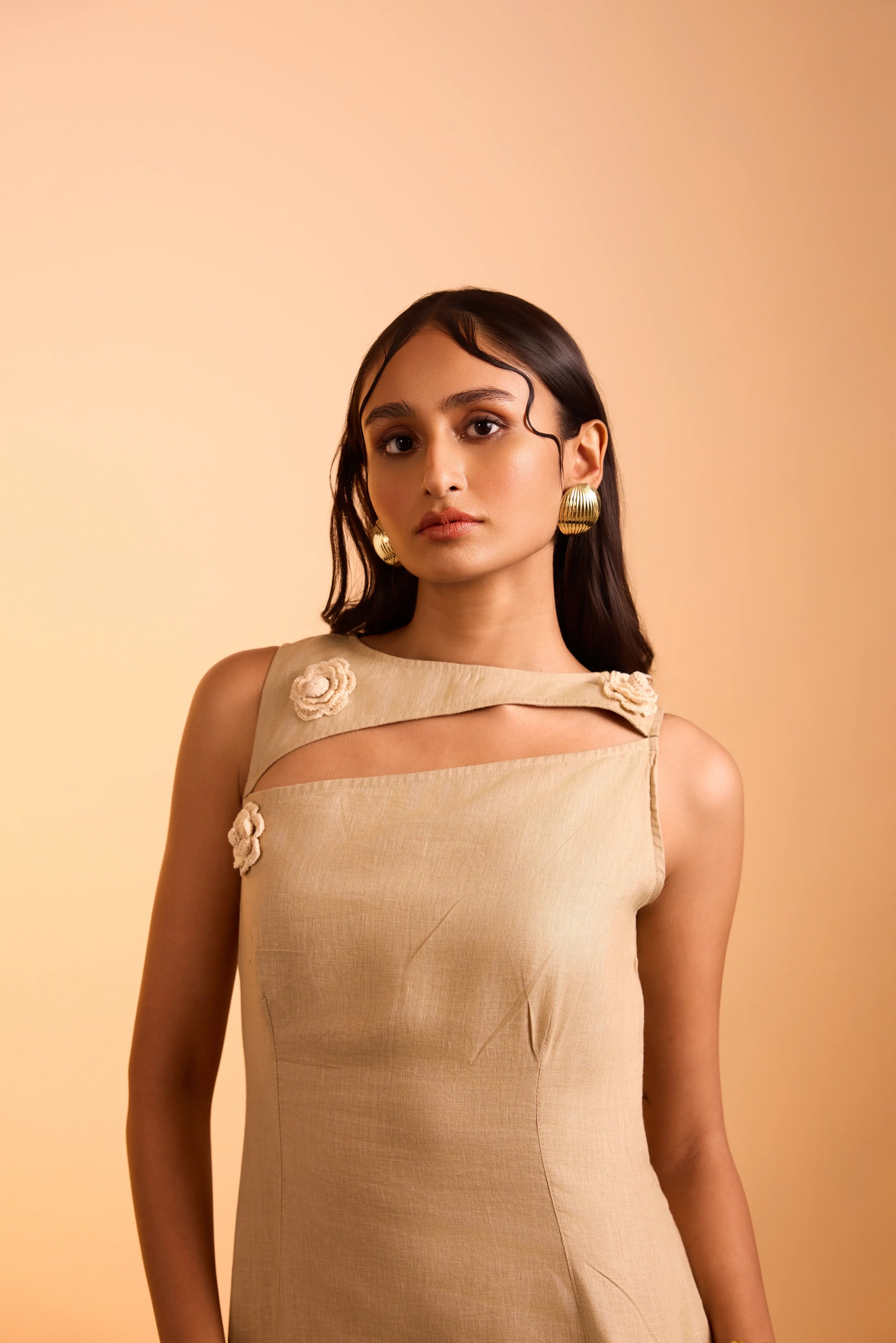 Nova Dress Raw Linen