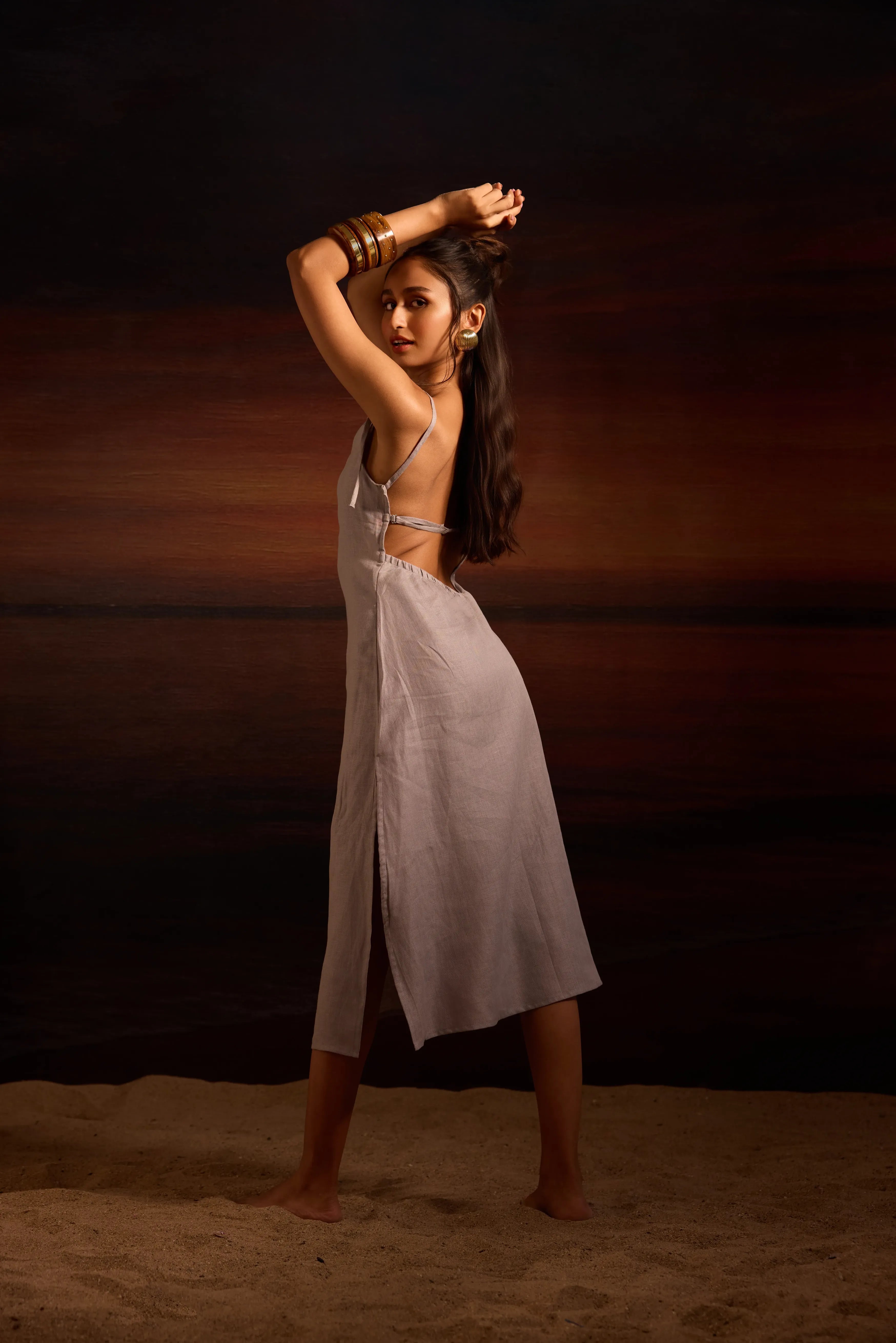 Rhea Dress Cloud Grey