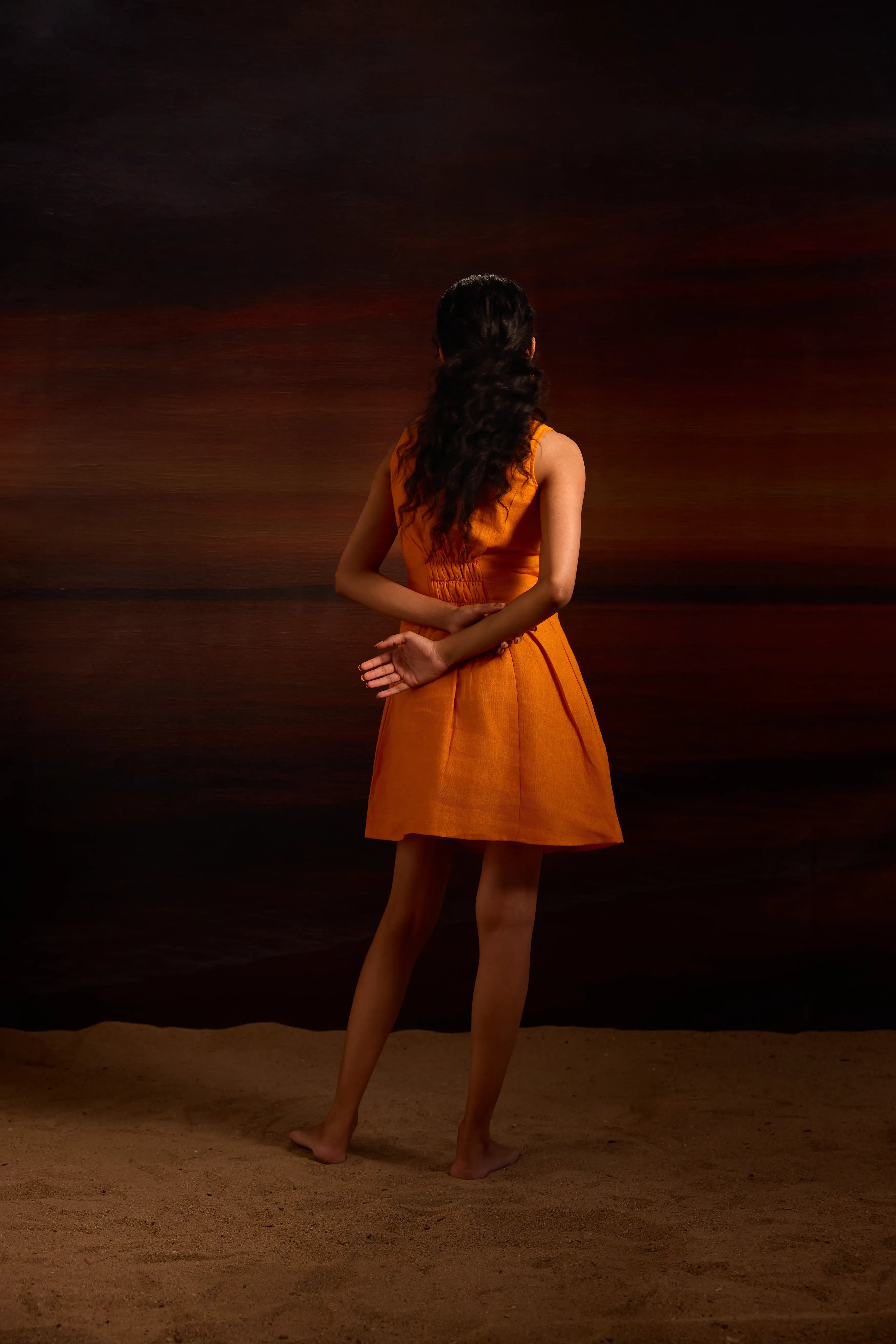 Rumi Dress Juicy Tangerine