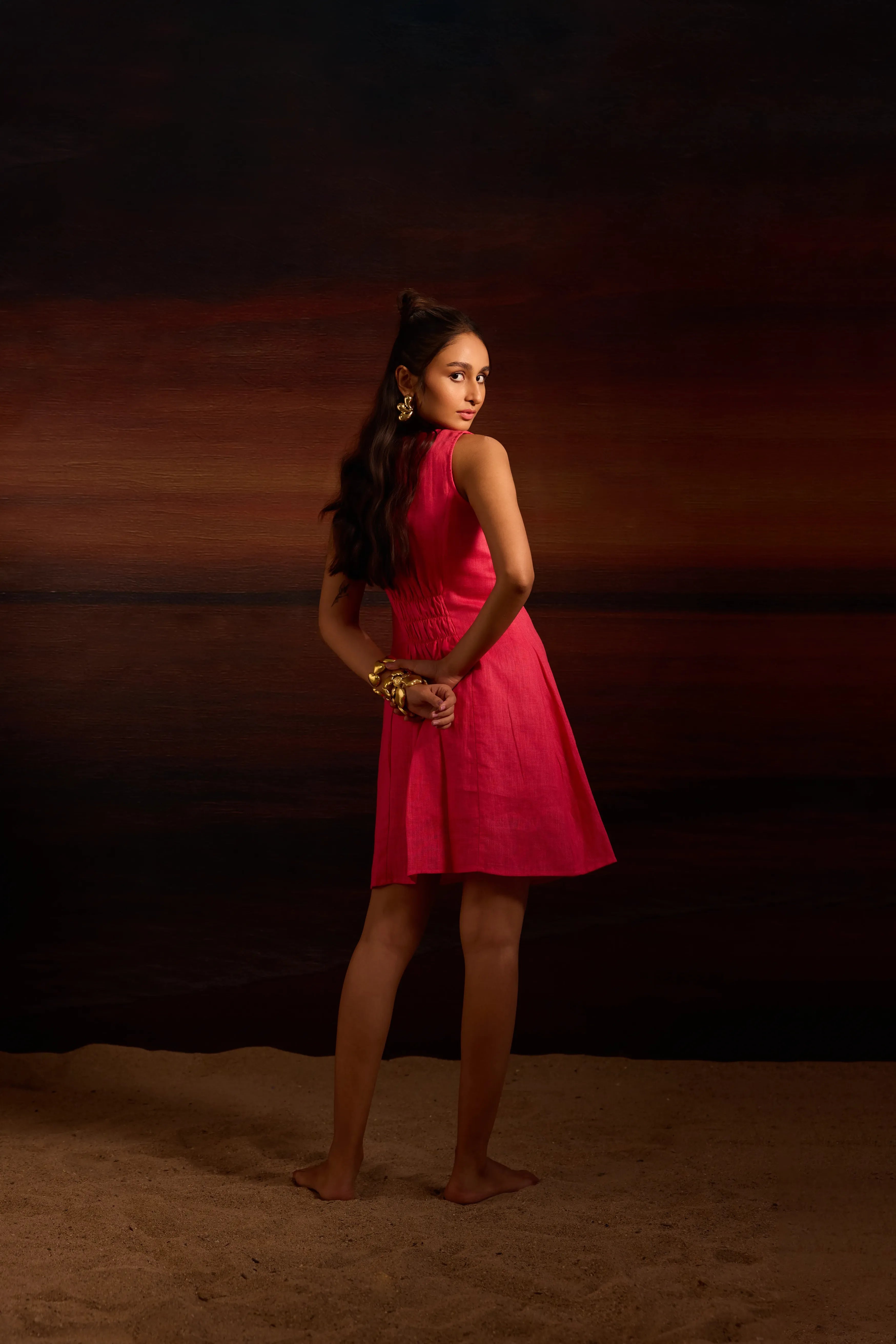 Rumi Dress Candy Pink