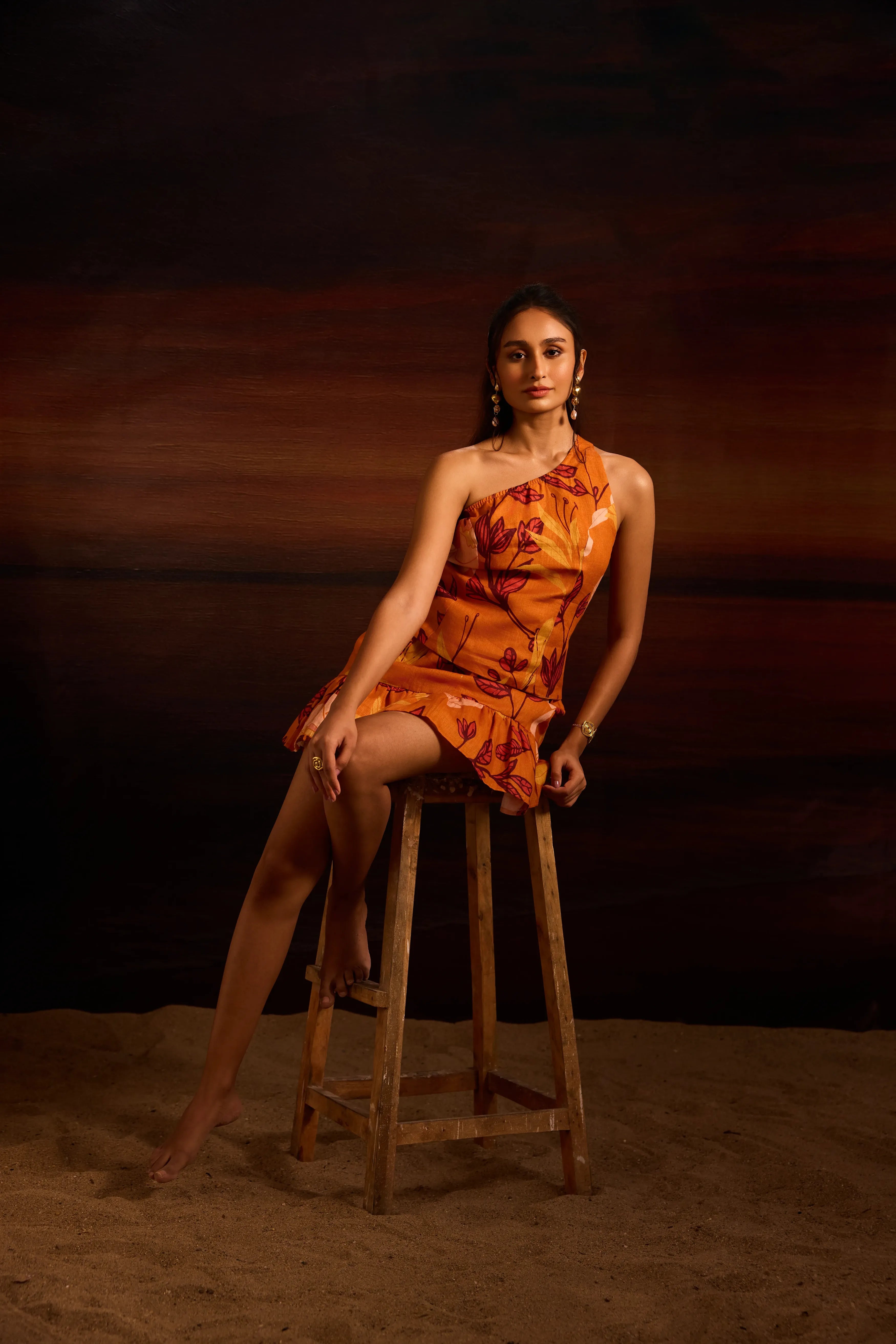 Kaia Set Saumon Orange