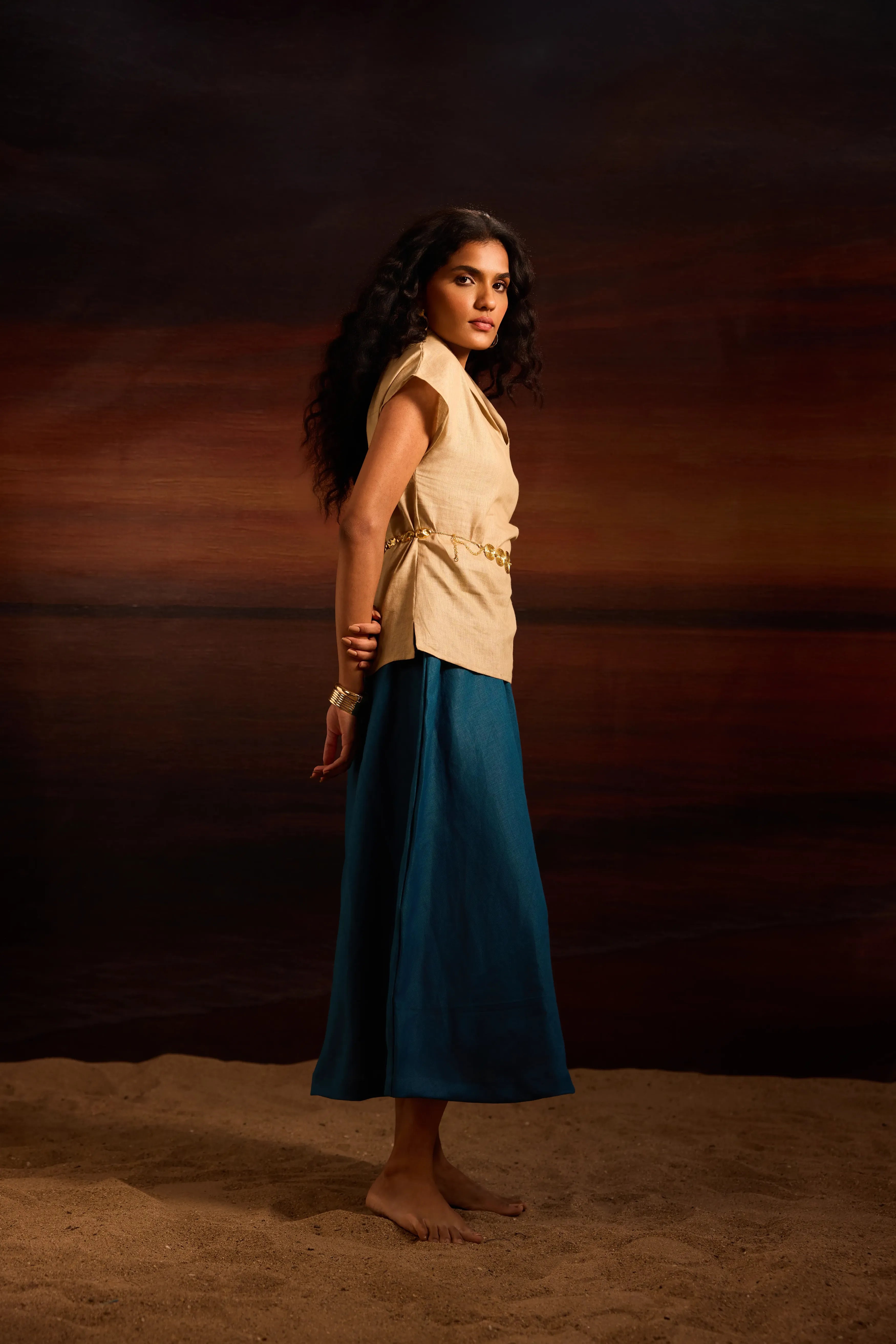 Maelis Set Raw Linen
