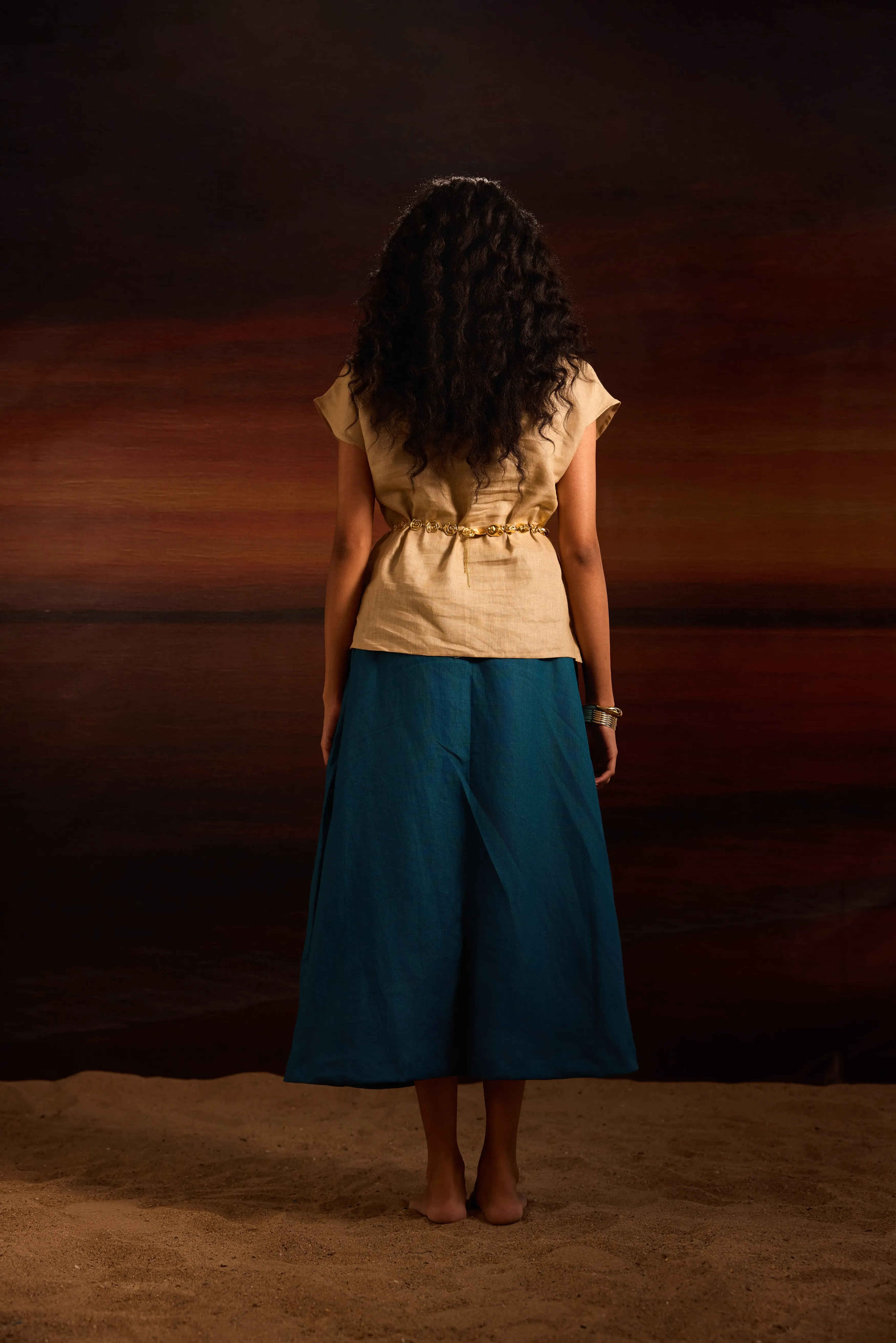 Maelis Top Raw Linen