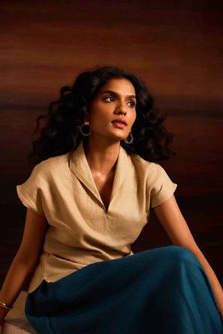 Maelis Top Raw Linen