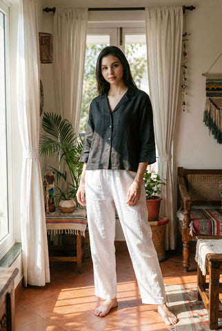 Laelia Shirt Jet Black