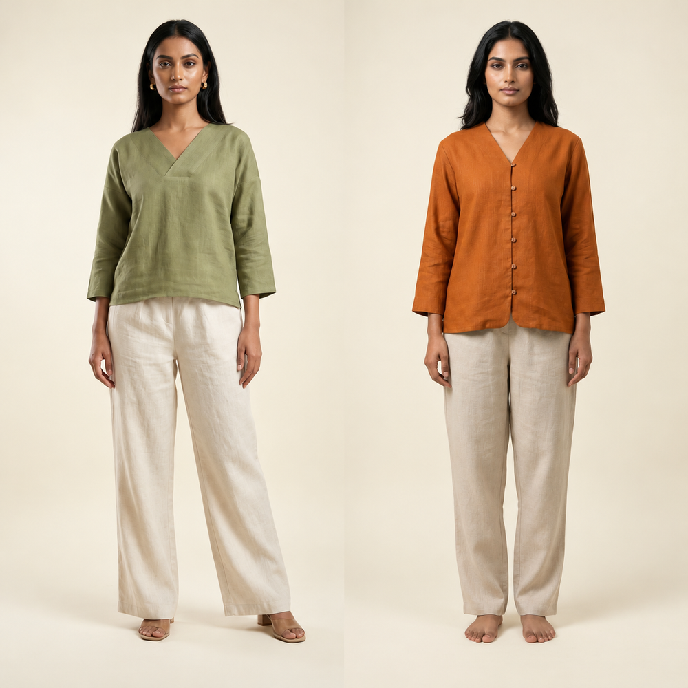 Maya Soft Olive + Figueroa Cyprus Copper