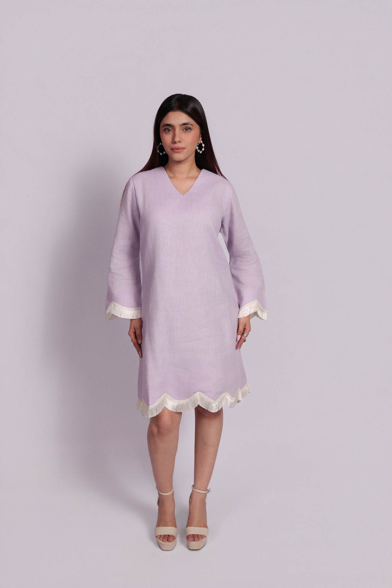Molly Dress Smoky Lilac