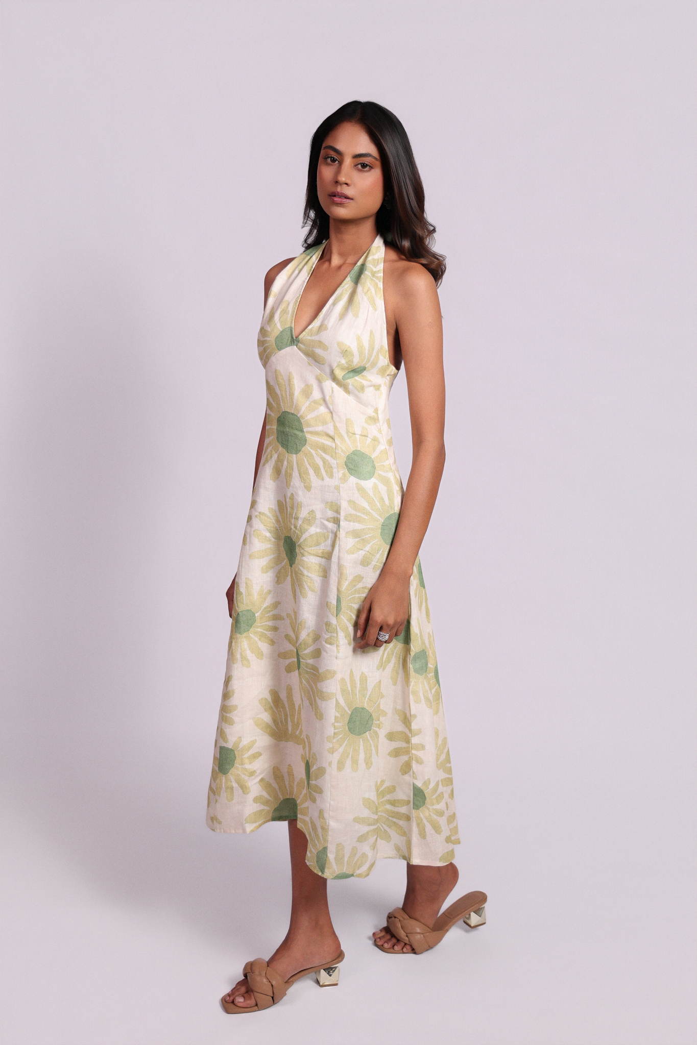 Bianca Dress Green Meadow