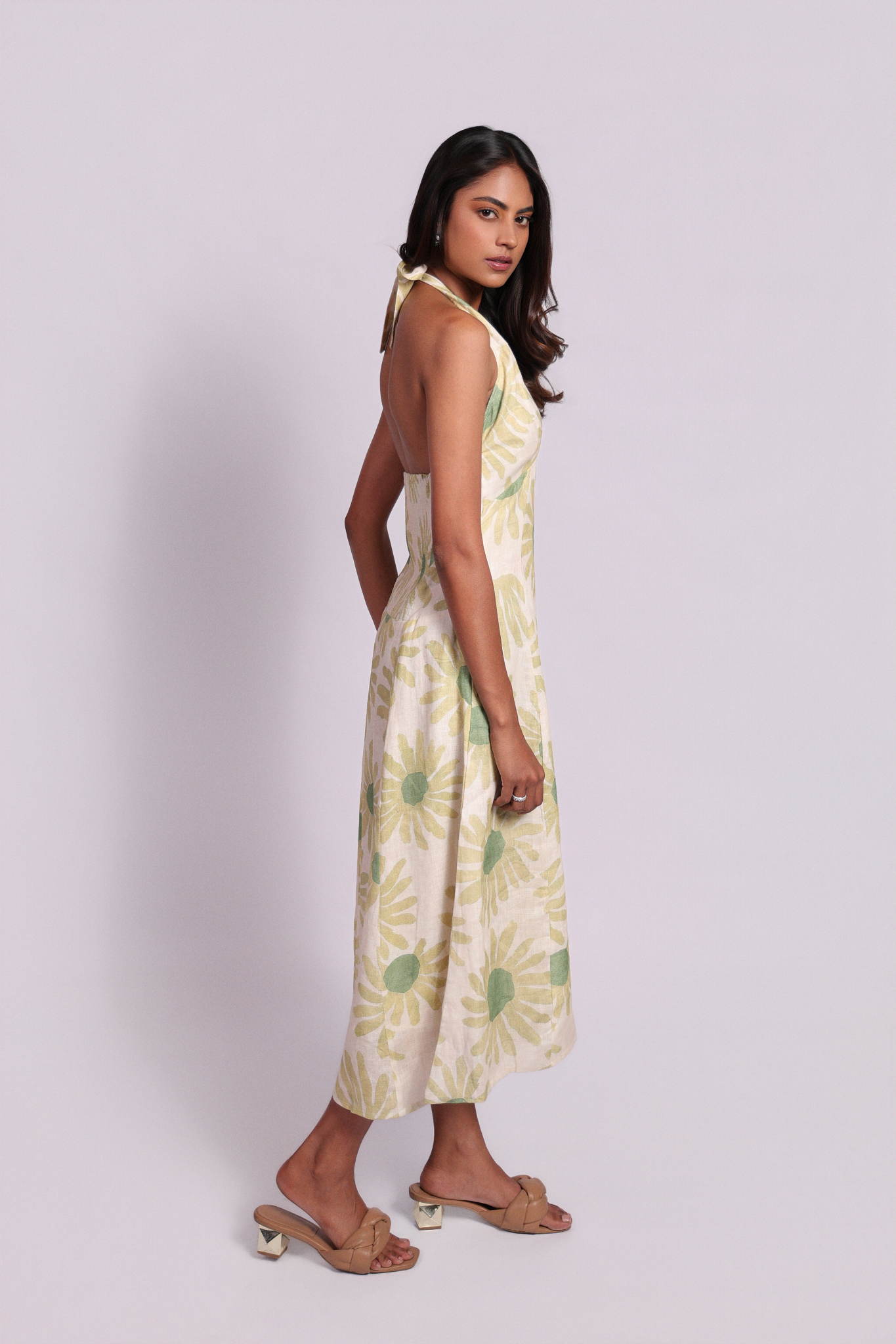 Bianca Dress Green Meadow