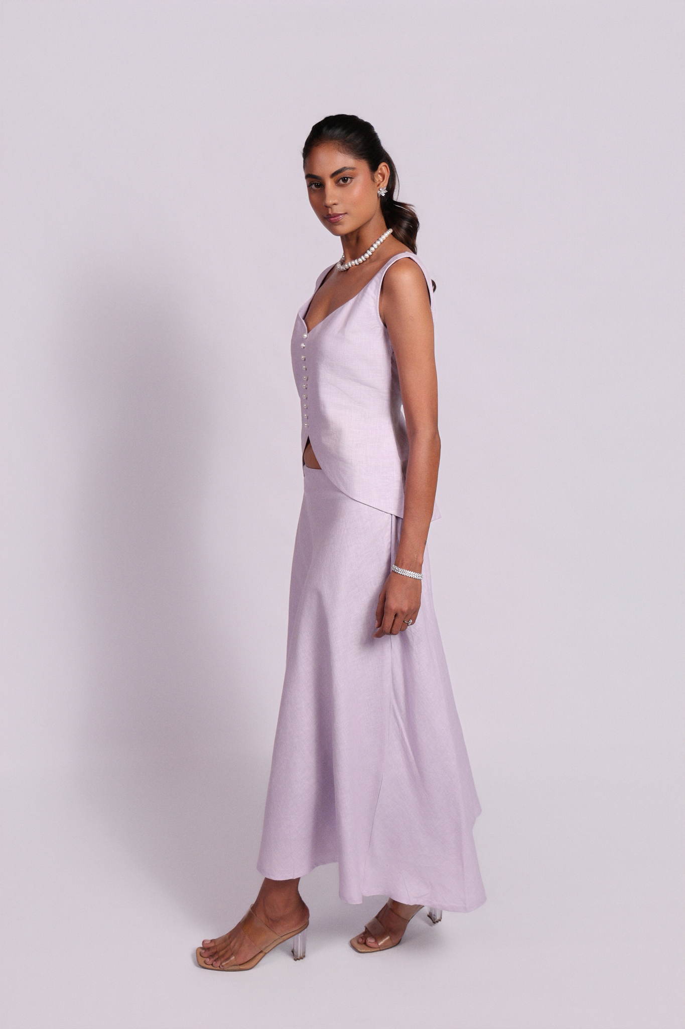 Tulum Skirt Smoky Lilac