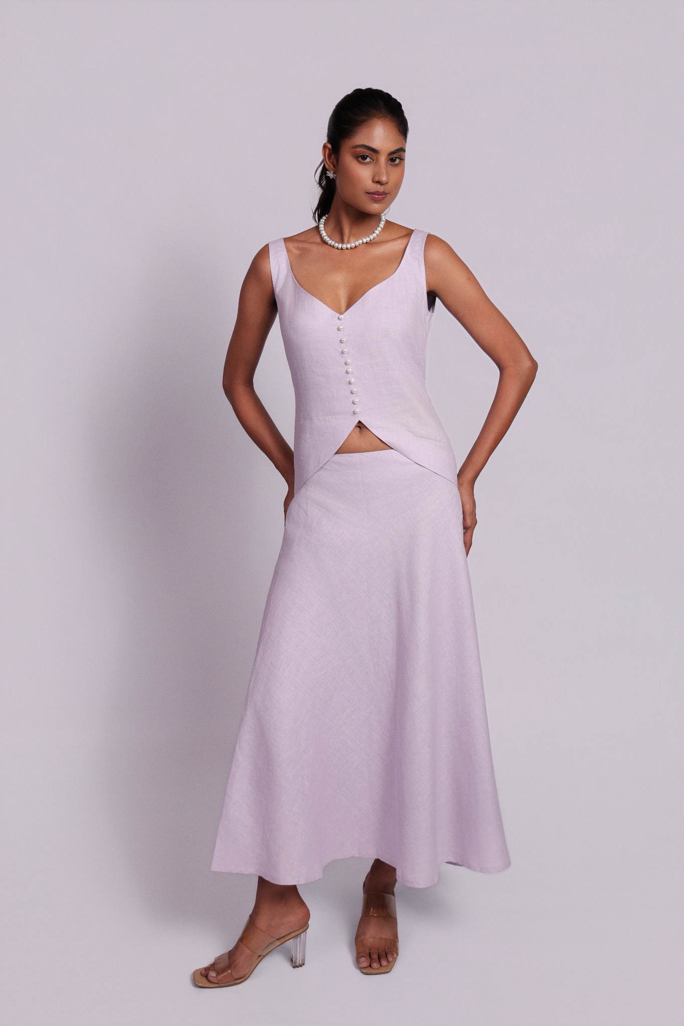 Tulum Skirt Smoky Lilac