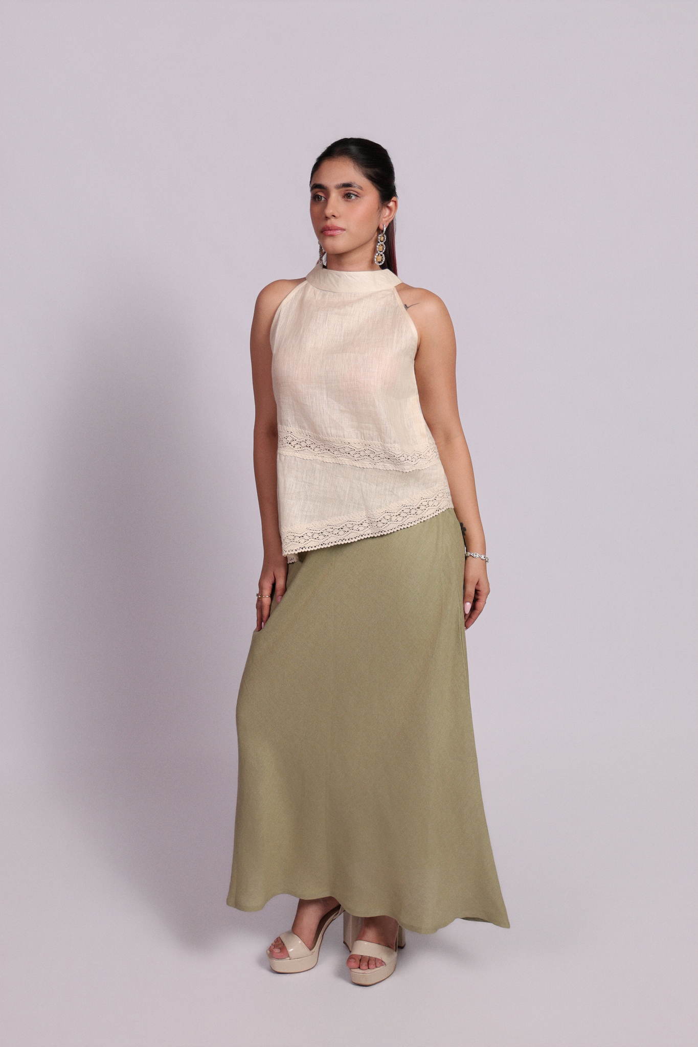 Ana Skirt Soft Olive