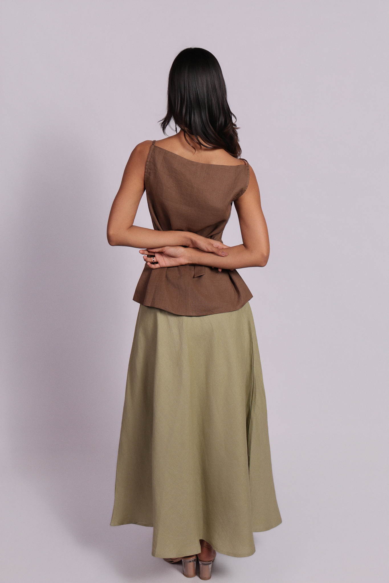 Fiona Top Chikoo Brown