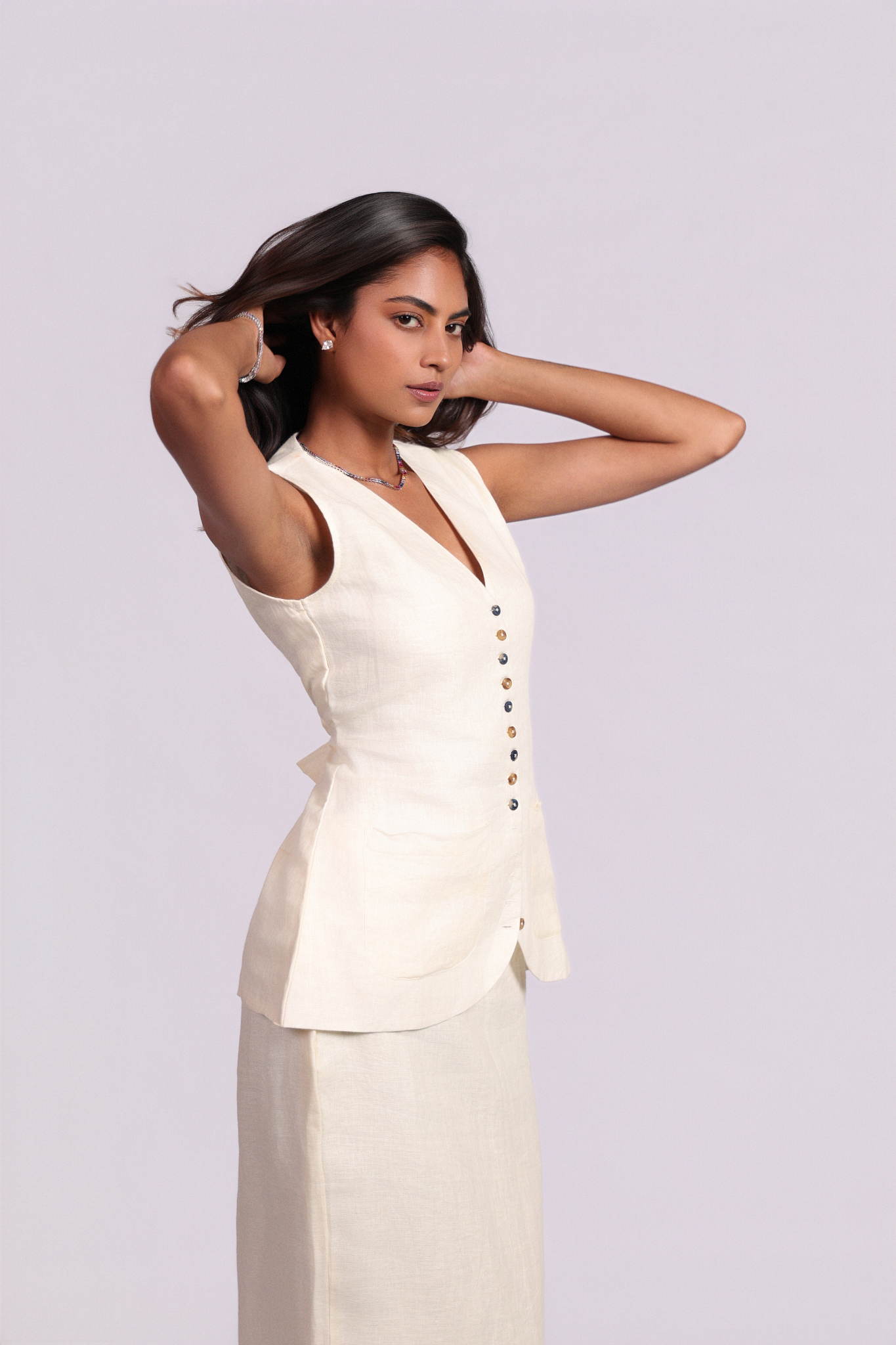 Alana Vest Butter Yellow