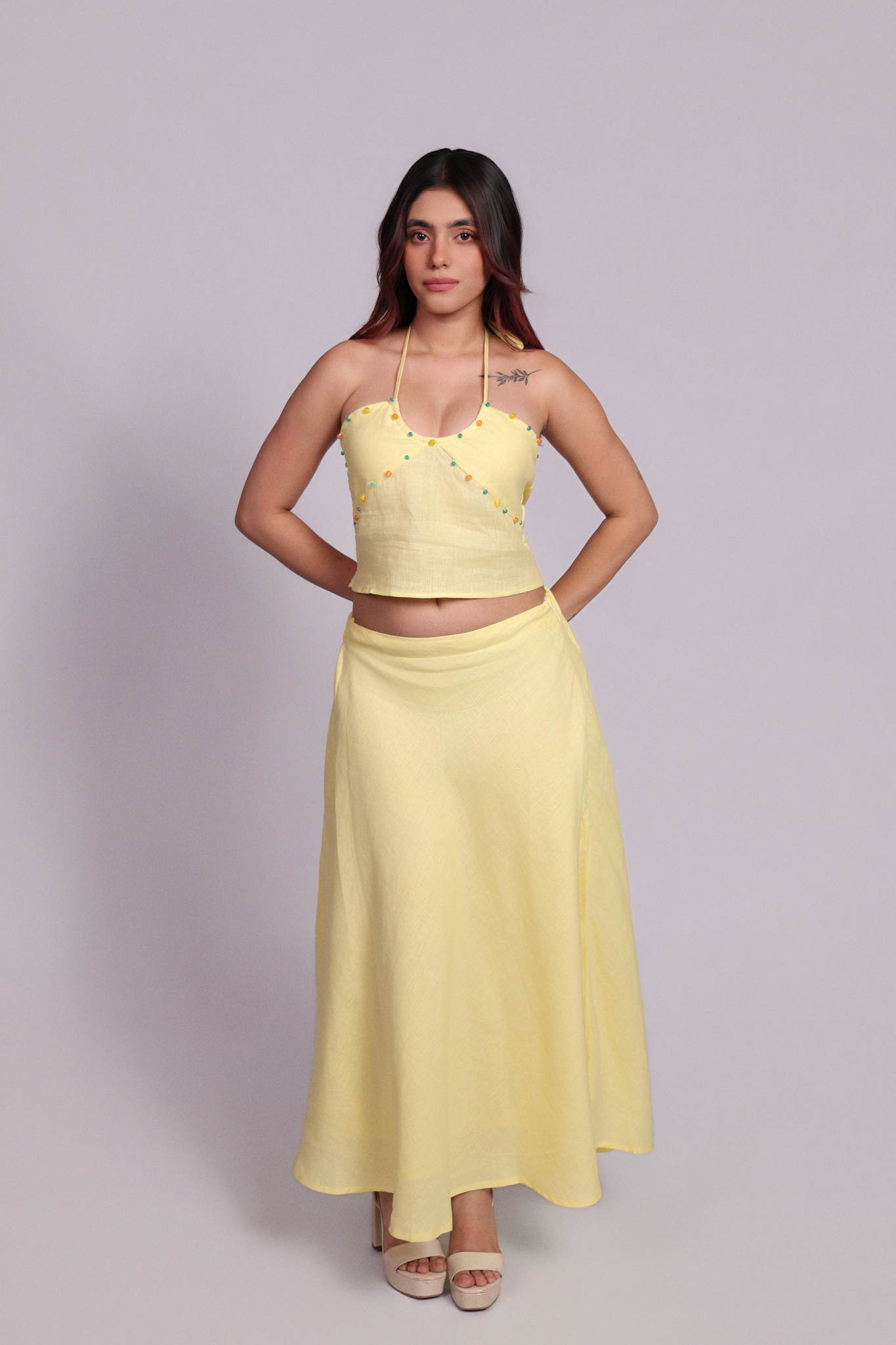 Tulum Skirt Lemon Yellow