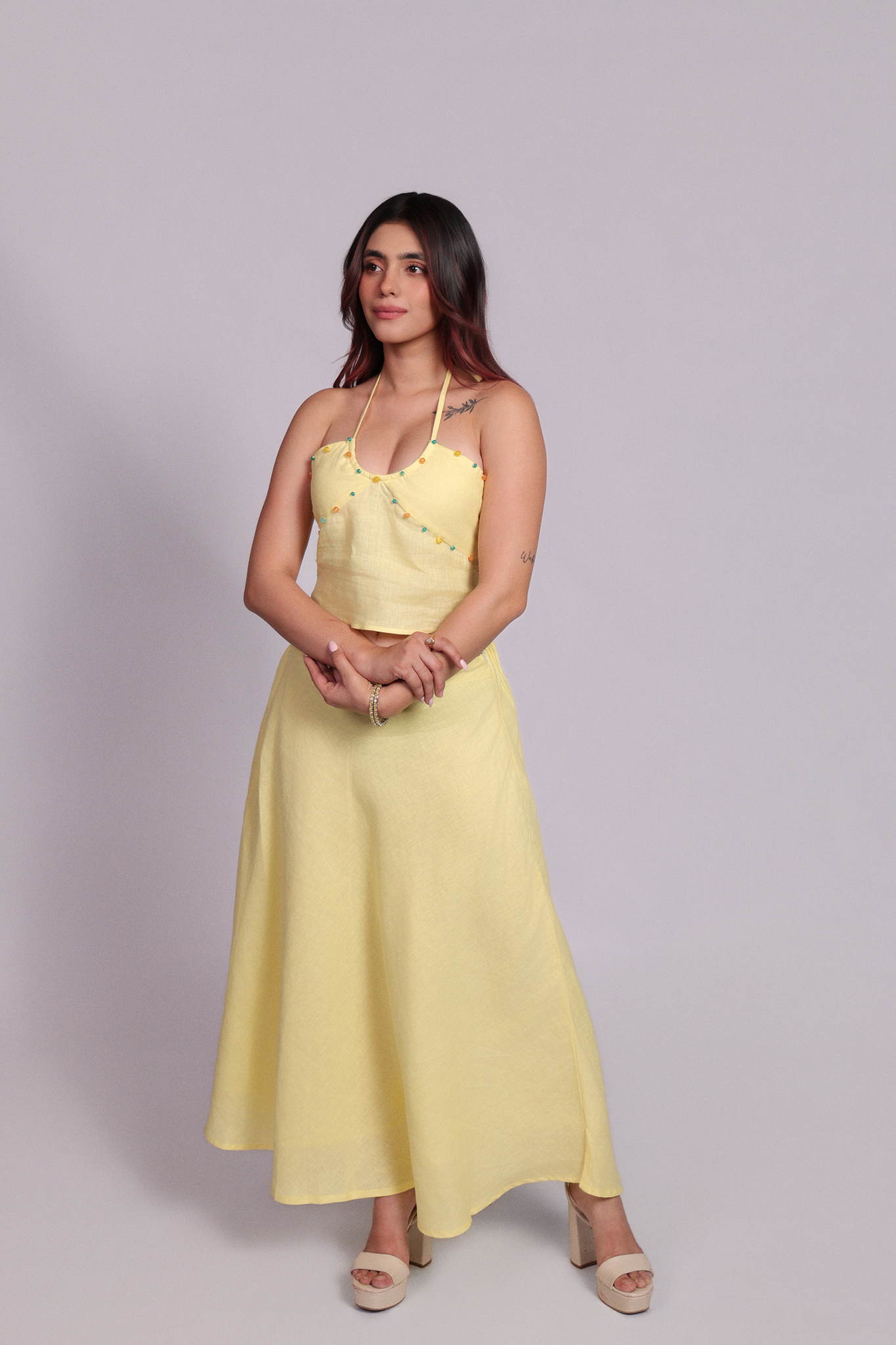 Tulum Skirt Lemon Yellow