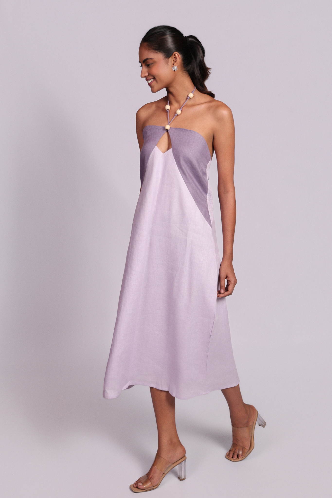 Moana Dress Smoky Lilac