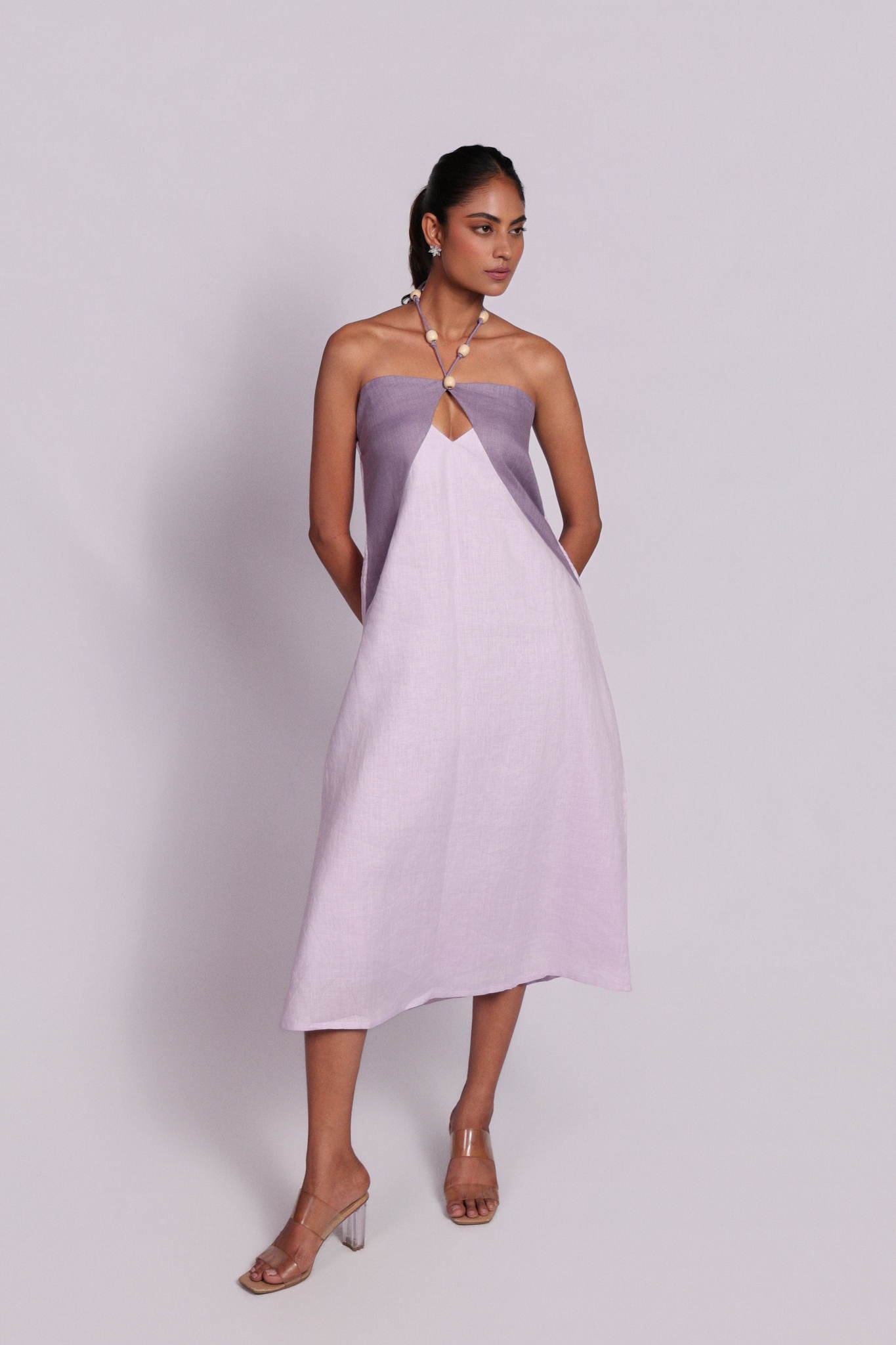 Moana Dress Smoky Lilac