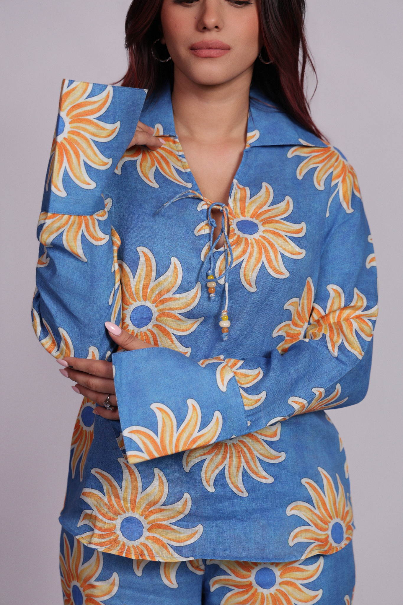 Drift Shirt Solar Bloom