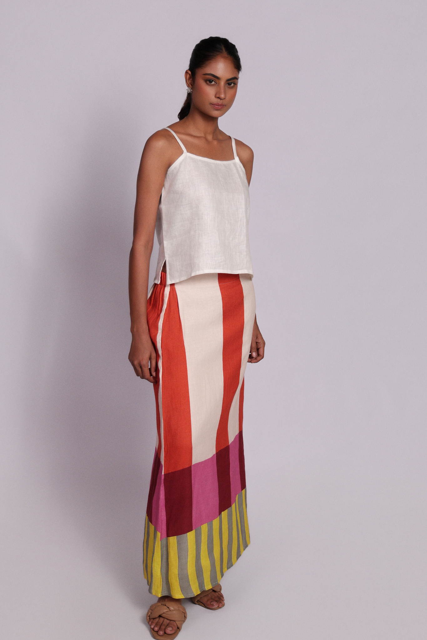Sicily Skirt Sunset Stripes