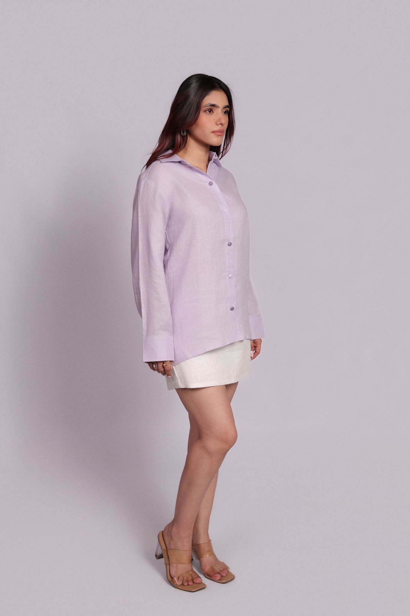 Mariana Shirt Smoky Lilac