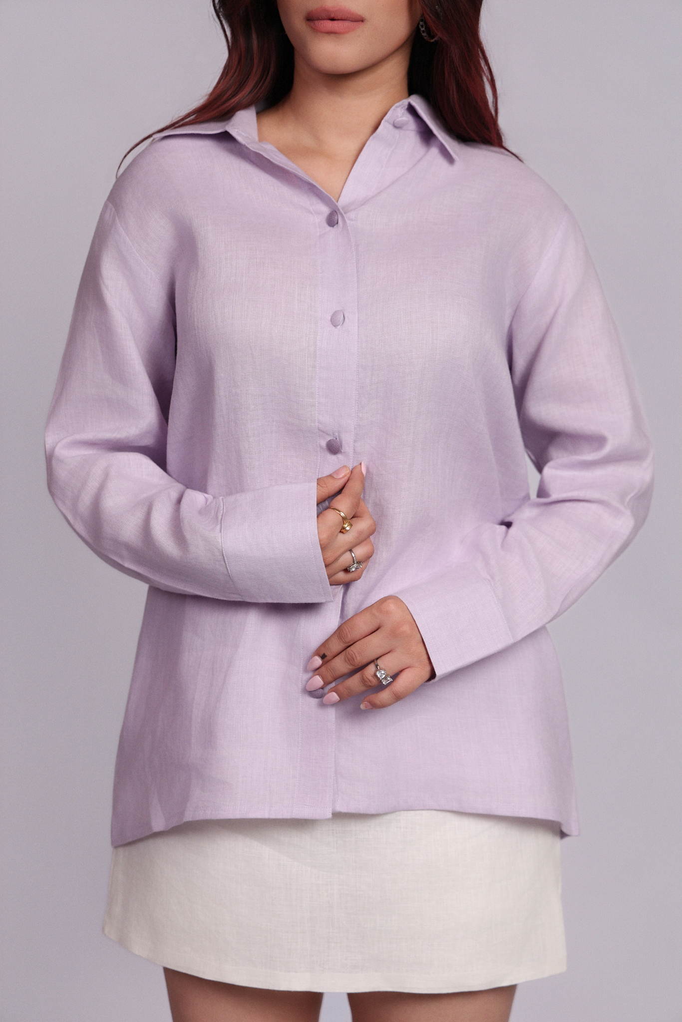 Mariana Shirt Smoky Lilac