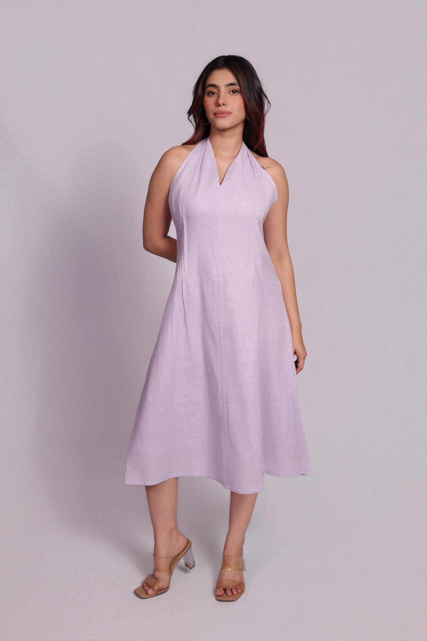 Nori Dress Smoky Lilac