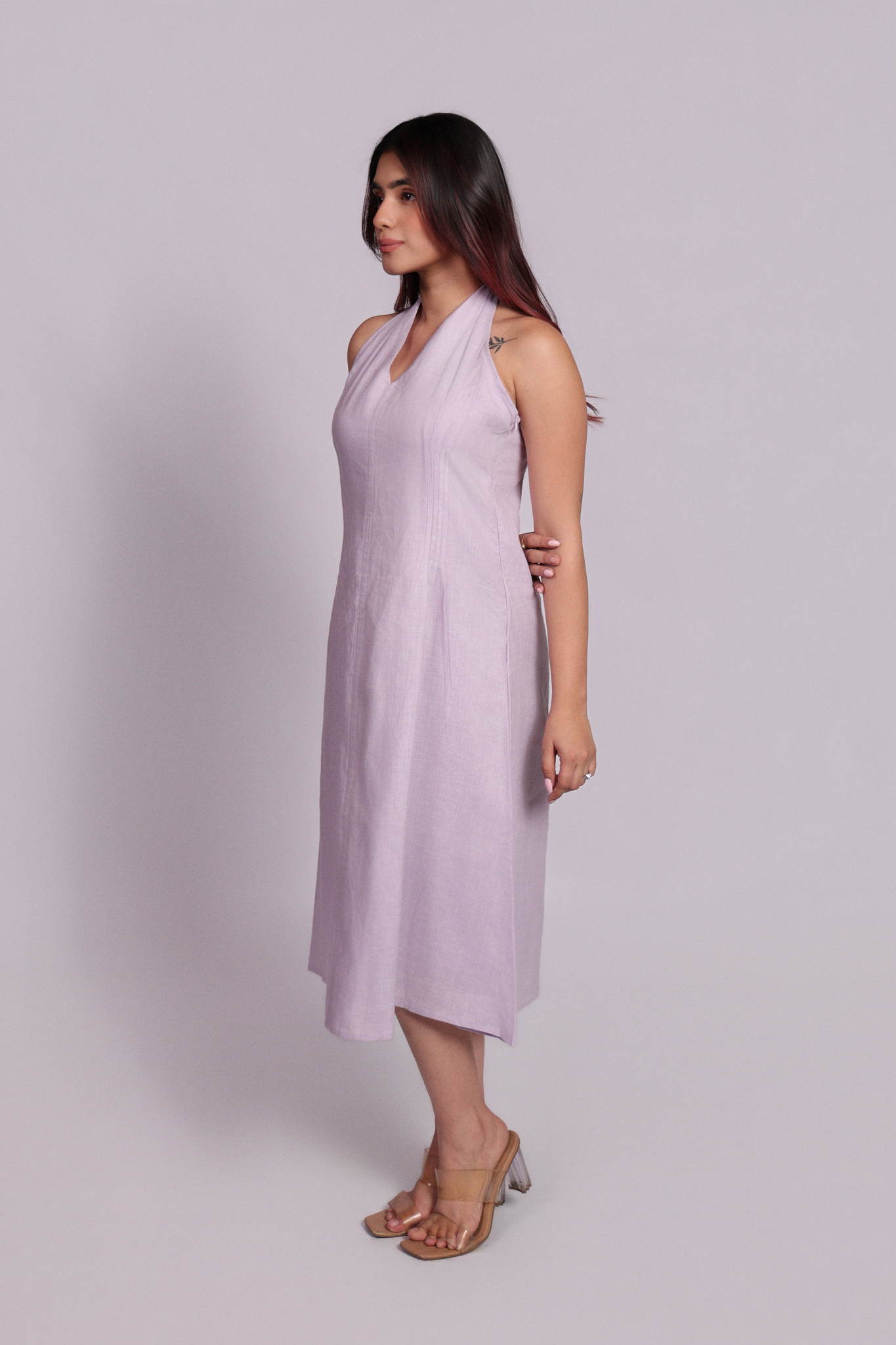 Nori Dress Smoky Lilac