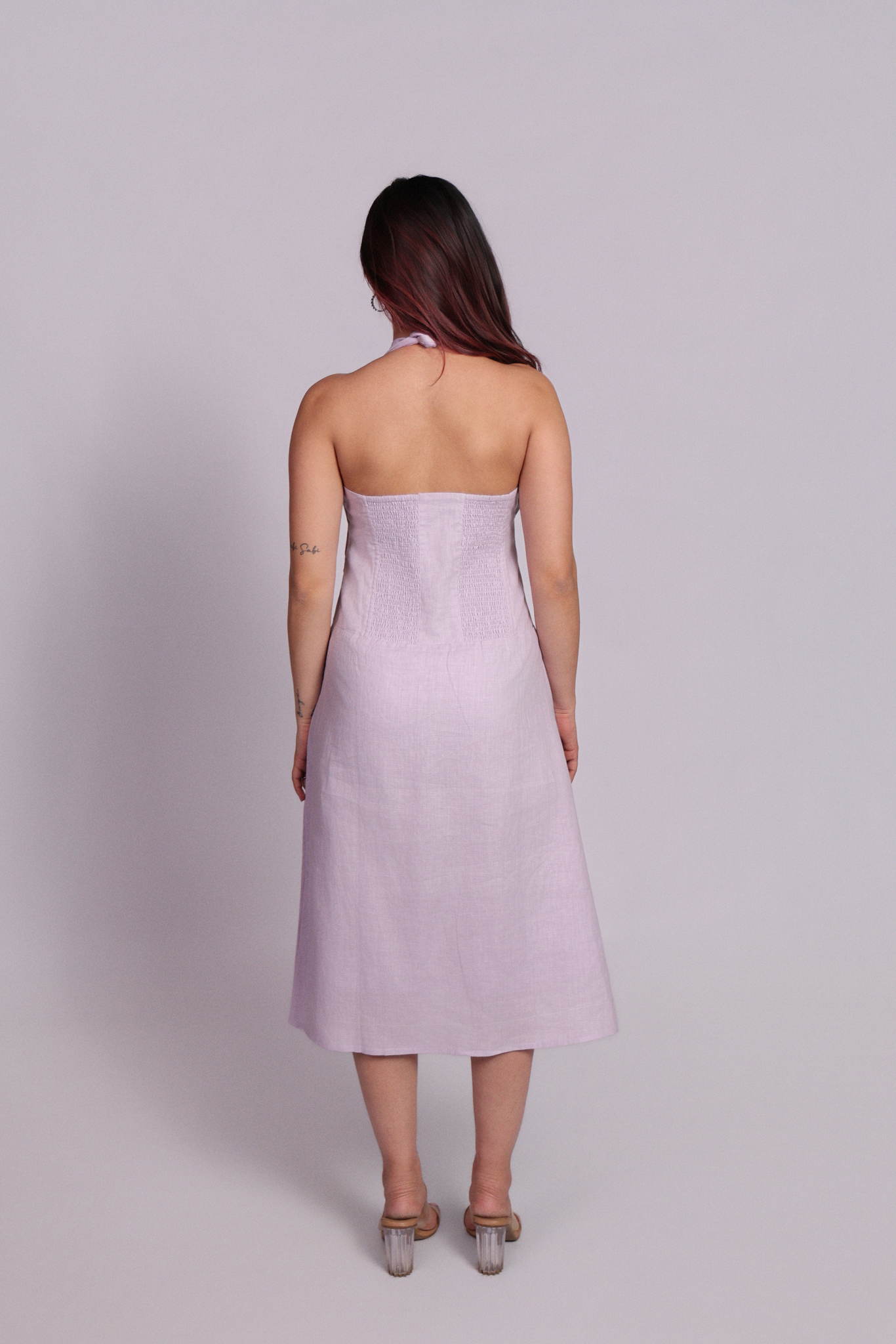 Nori Dress Smoky Lilac