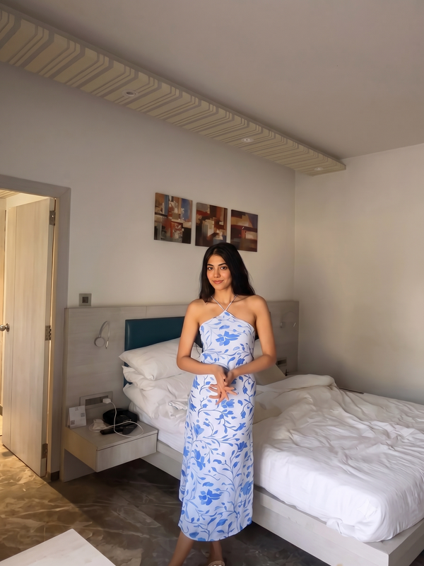 Tova Dress Porcelain Sky