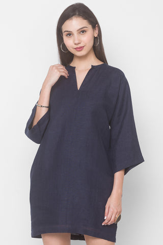 Ainse Dress Carbon Blue