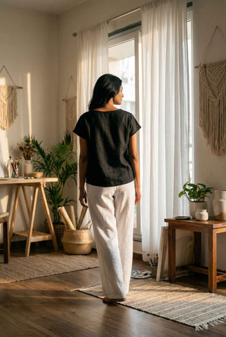 Nolana Top Jet Black