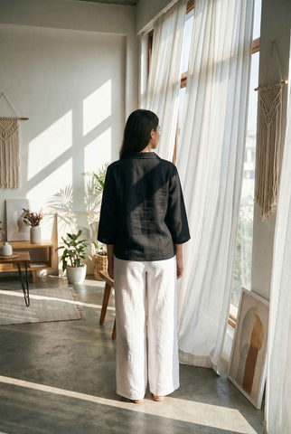 Laelia Shirt Jet Black