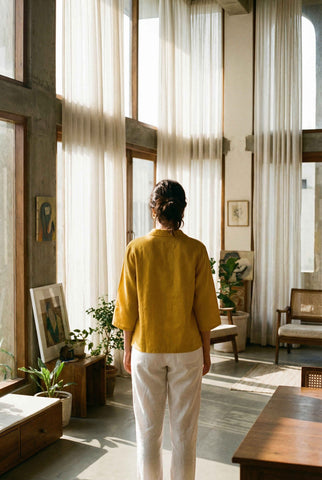 Laelia Shirt Honey Mustard