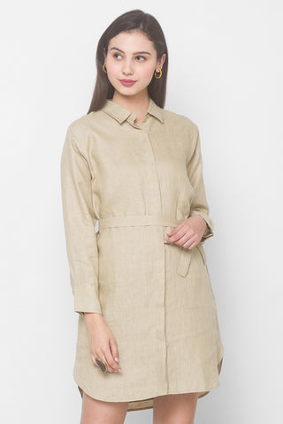 Elder Dress Raw Linen