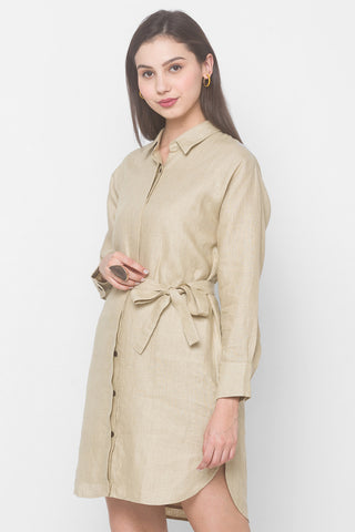 Elder Dress Raw Linen