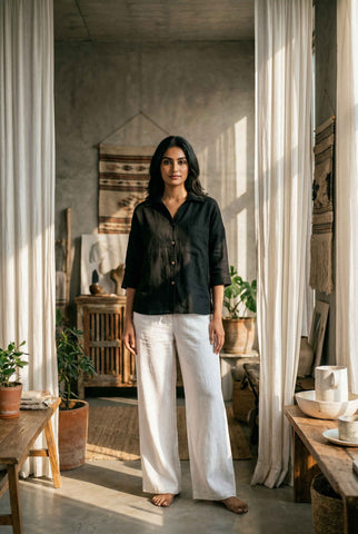 Zoey Shirt Jet Black