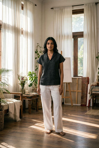 Maelis Top Jet Black