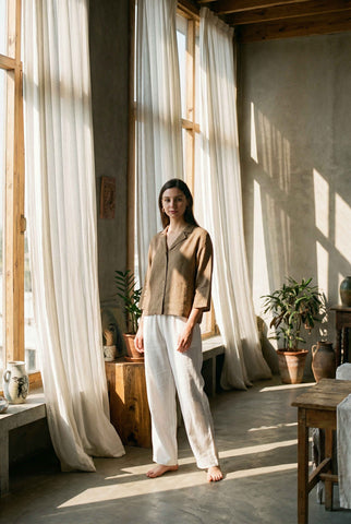 Laelia Shirt Raw Linen
