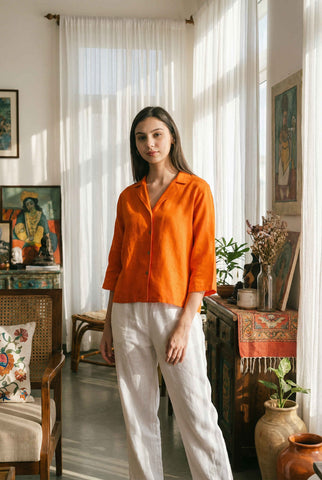 Laelia Shirt Juicy Tangerine