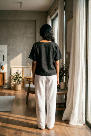 Magnolia Top Jet Black