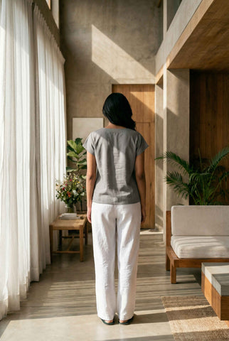 Nolana Top Cloud Grey