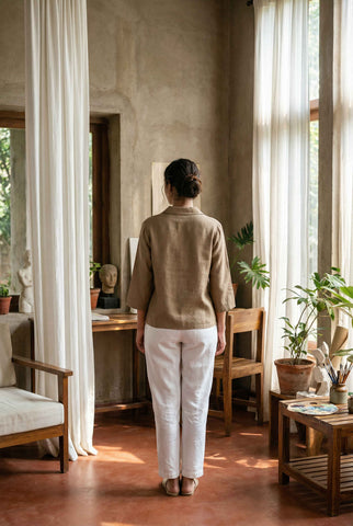 Laelia Shirt Raw Linen