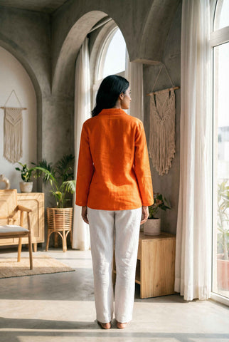 Zoey Shirt Juicy Tangerine