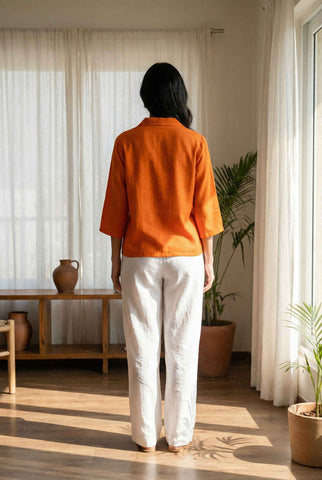 Laelia Shirt Juicy Tangerine