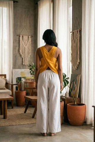 Maisie Top Honey Mustard