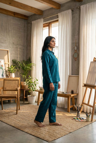 Zoey Shirt Agave Teal