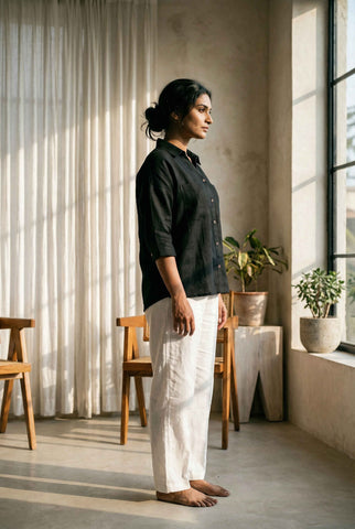 Zoey Shirt Jet Black