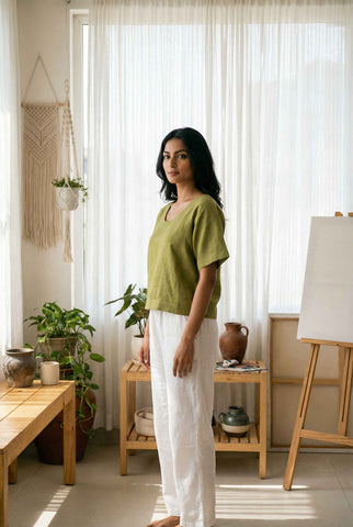 Magnolia Top Shamrock Green